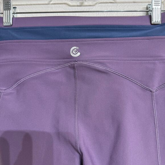 Johnny Was Calme Mulled Grape Criss Cross 7/8 Leggings Sz M - Picture 7 of 11